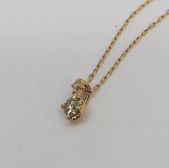 Jewelry4C Pendant Necklace 18K Pink gold Diamond - Picture 8 of 9